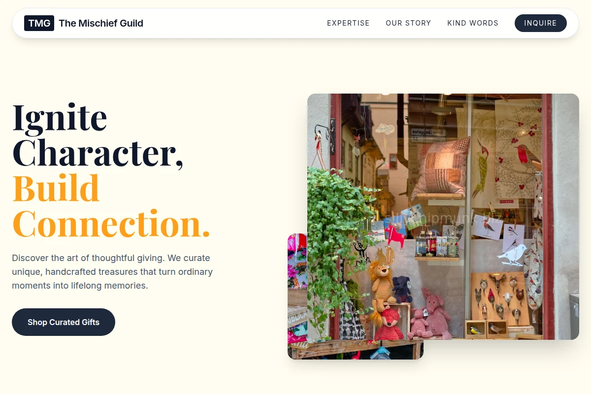 Vibrant Gift Shop